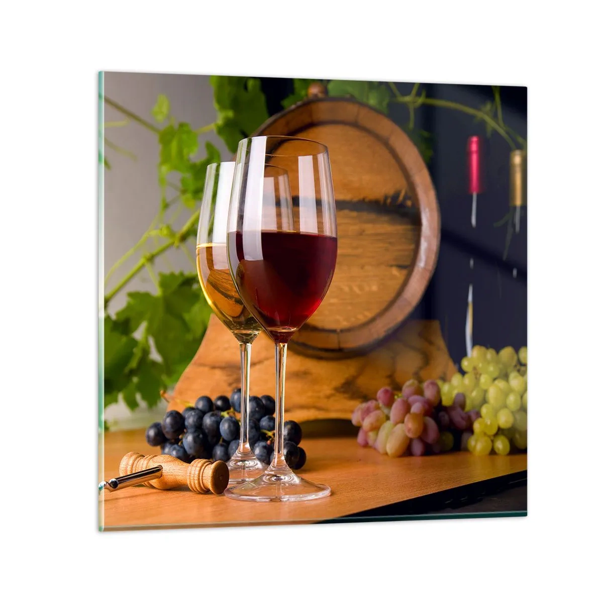 Impression sur verre - Image sur verre - Comme les vieux maîtres - 30x30 cm