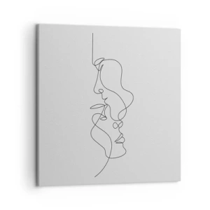 Impression sur toile - Image sur toile - Chaleur de désir renaissant - 50x50 cm