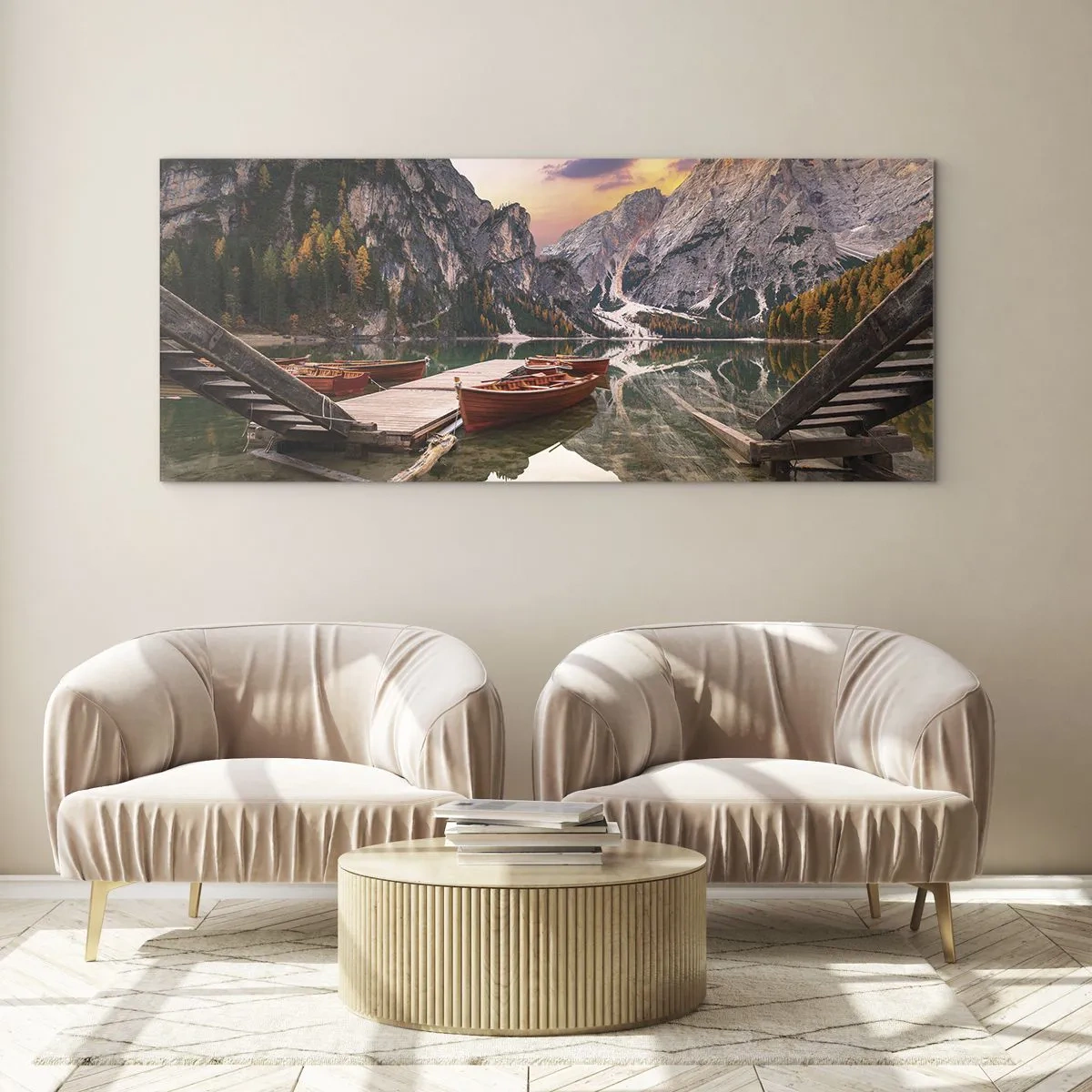 Impression sur verre - Image sur verre - Promesse du jour - 90x30 cm