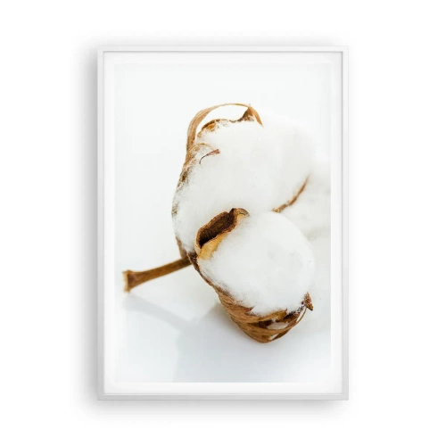Affiche dans un cadre blanc - Poster - Doux par nature - 70x100 cm