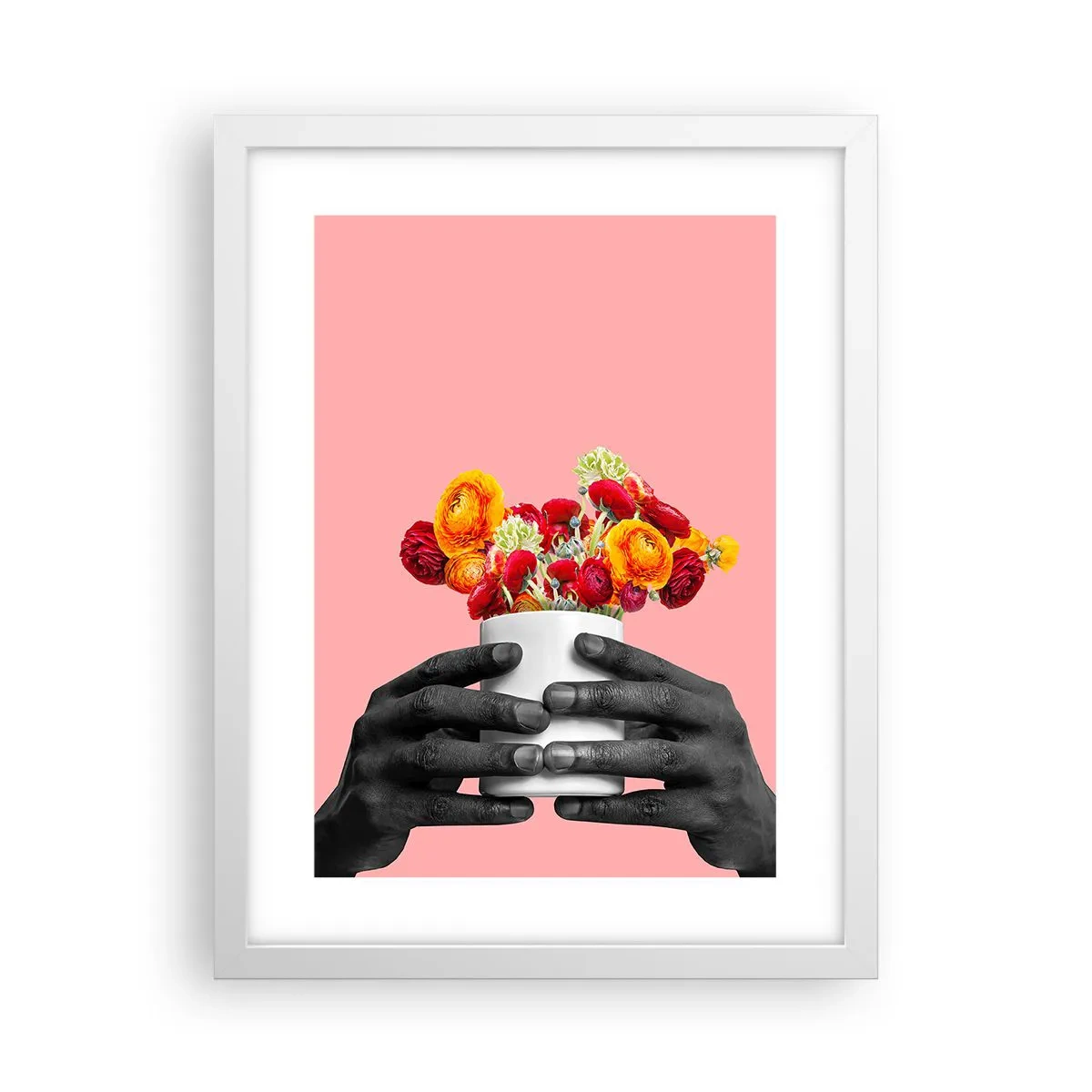 Affiche dans un cadre blanc - Poster - Apothéose de la vie - 30x40 cm