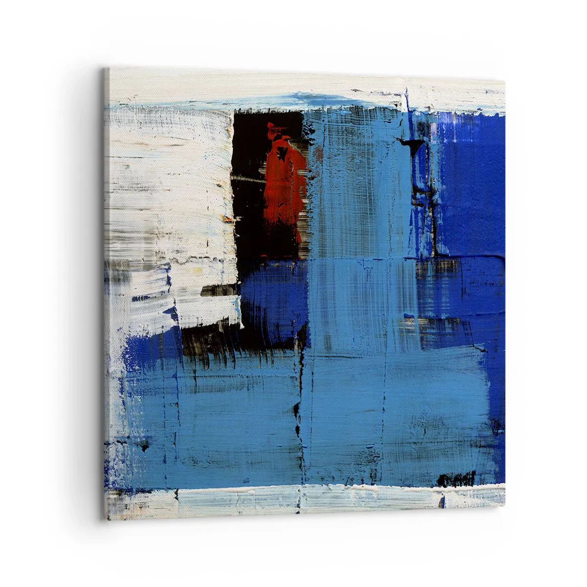 Impression sur toile - Image sur toile - Secret de bleu - 60x60 cm