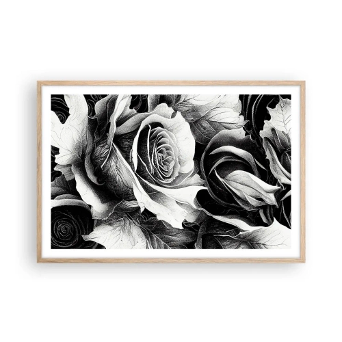 Affiche dans un chêne clair - Poster - Toujours une reine - 91x61 cm