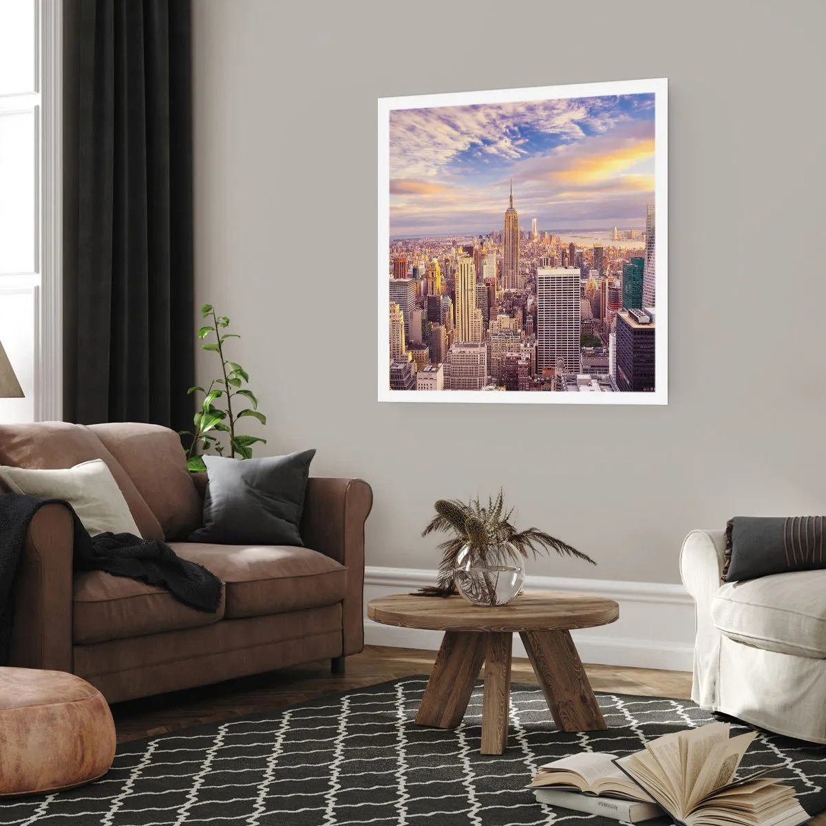 Affiche - Poster - Atteindre les nuages ​​eux-mêmes - 30x30 cm