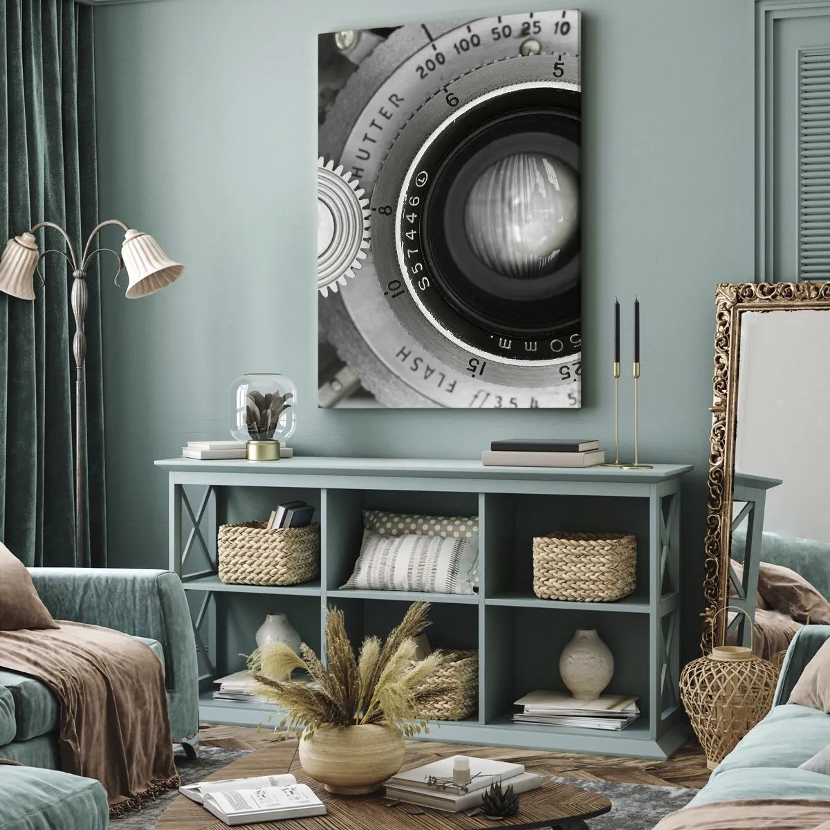 Impression sur toile - Image sur toile - Histoire d'Hollywood - 55x100 cm