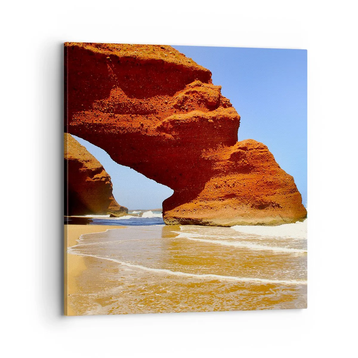 Impression sur toile - Image sur toile - L'eau et le vent depuis des milliers d'années - 70x70 cm