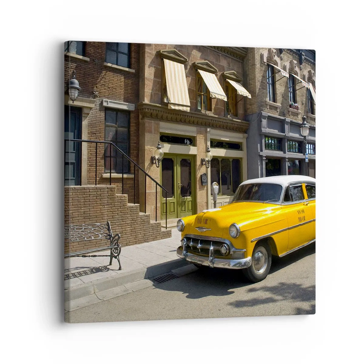 Impression sur toile - Image sur toile - Il y a longtemps en Amérique - 30x30 cm