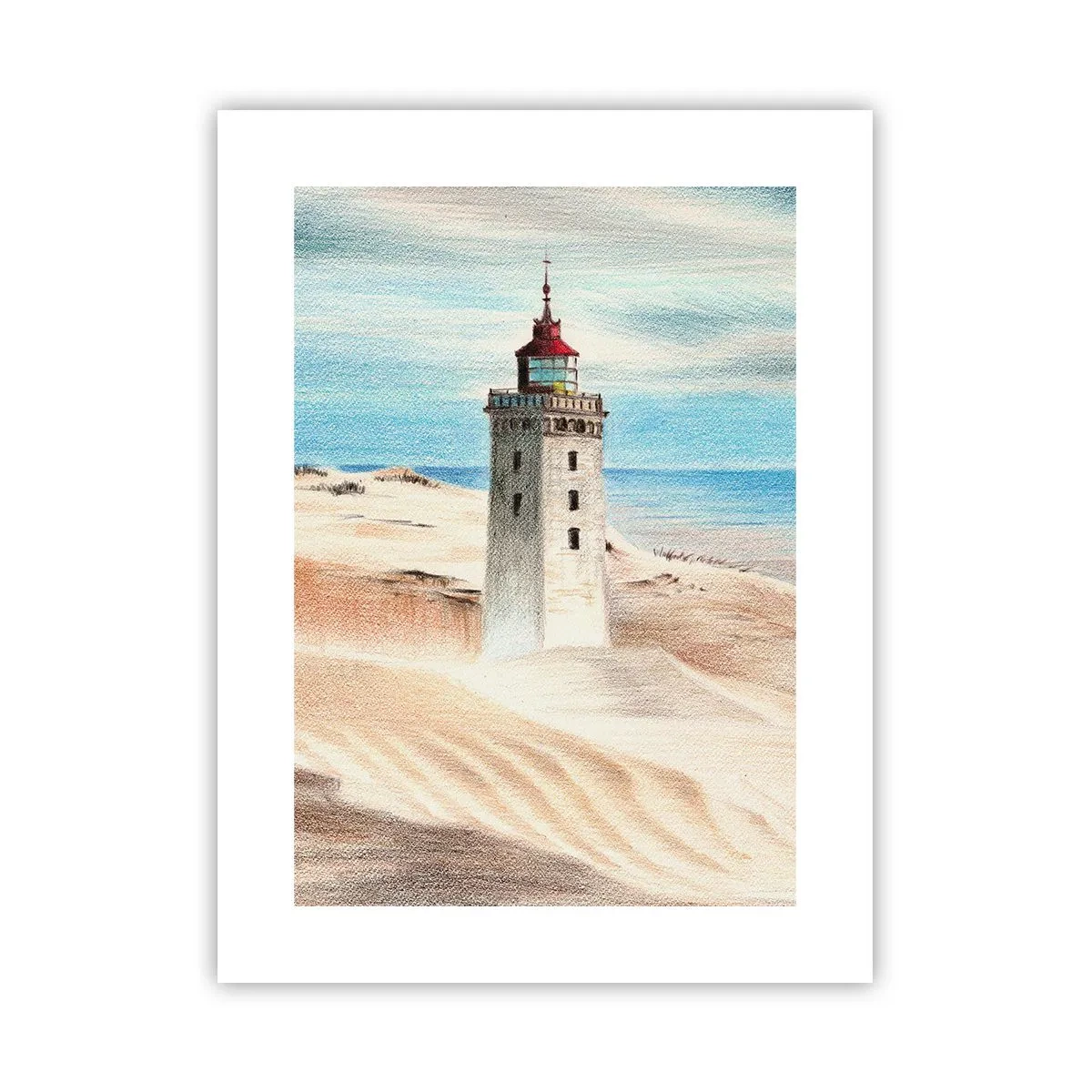 Affiche - Poster - Toujours regarder la mer - 30x40 cm