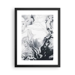 Affiche dans un cadre noir - Poster - Au centre de la Terre - 30x40 cm