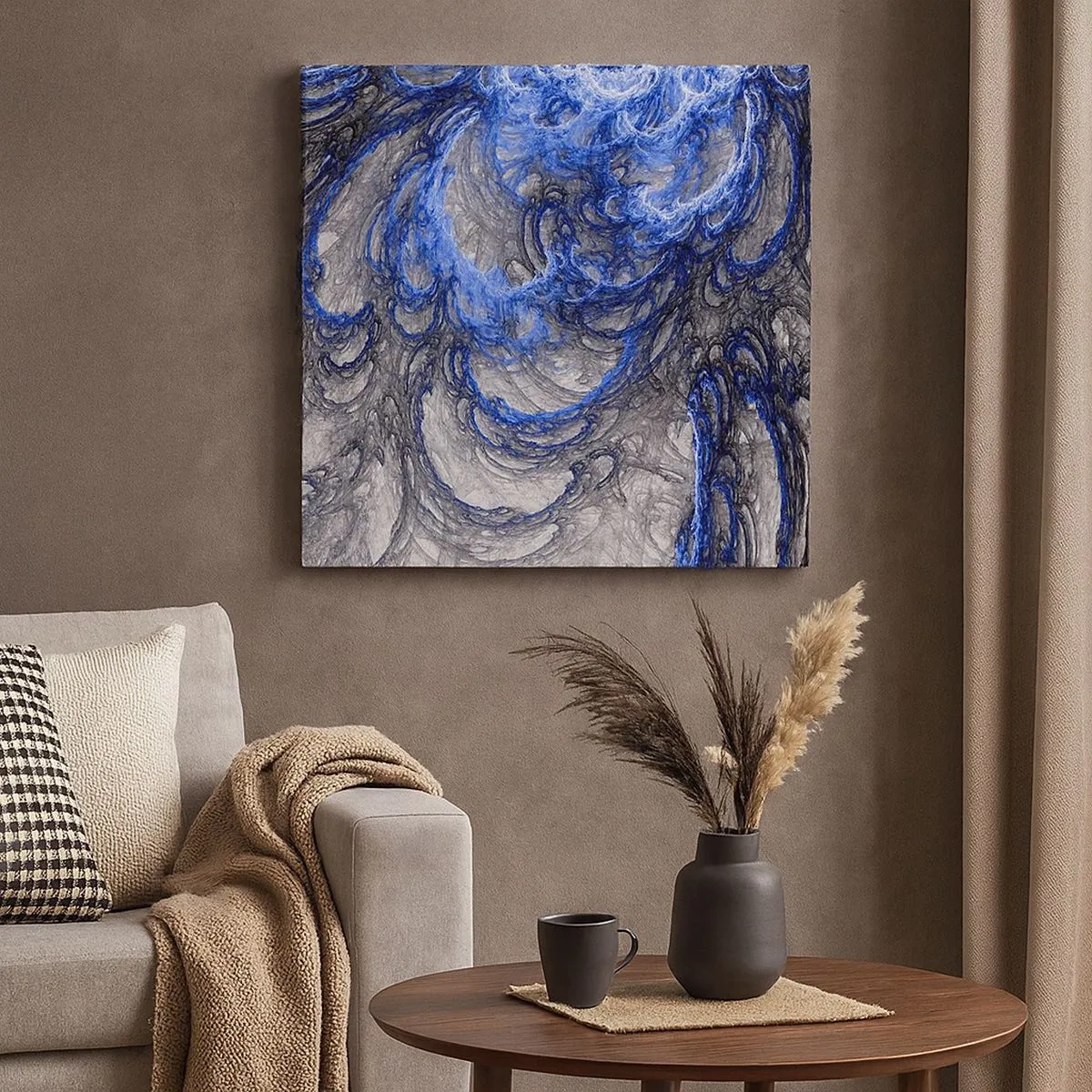 Impression sur toile - Image sur toile - La naissance d'une vague - 30x30 cm