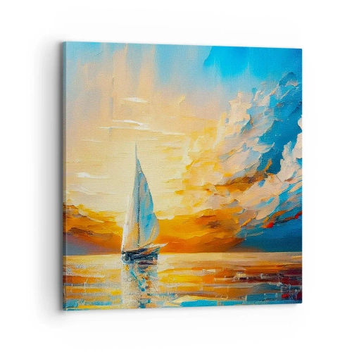 Impression sur toile - Image sur toile - Expédition en or - 70x70 cm