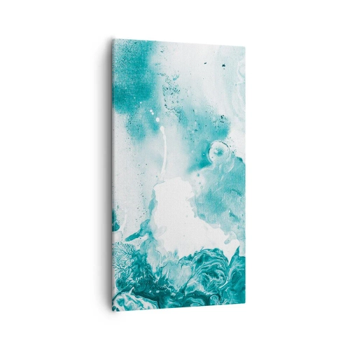 Impression sur toile - Image sur toile - Marécage bleu - 55x100 cm