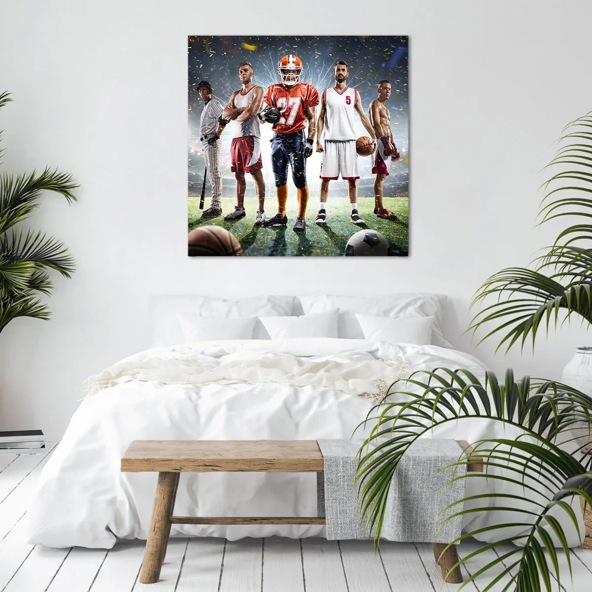 Impression sur toile - Image sur toile - Gladiateurs des champs - 30x30 cm