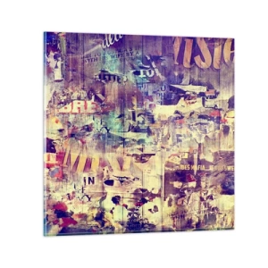 Impression sur verre - Image sur verre - Et c'est tout ce qu'il y a à faire - 30x30 cm