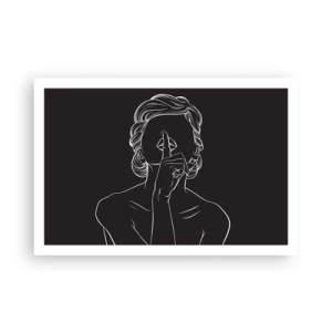 Affiche - Poster - La beauté s'épanouit en silence - 91x61 cm
