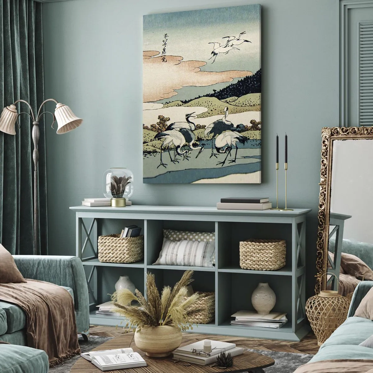 Impression sur toile - Image sur toile - Avec une âme japonnaise - 65x120 cm