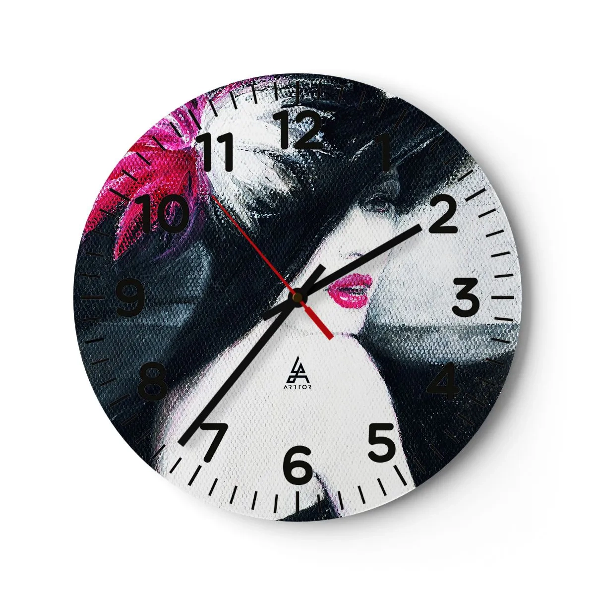 Horloge murale - Pendule murale - Toujours un secret - 40x40 cm