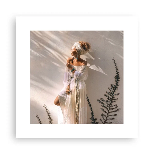 Affiche - Poster - Le soleil et la fille - 30x30 cm