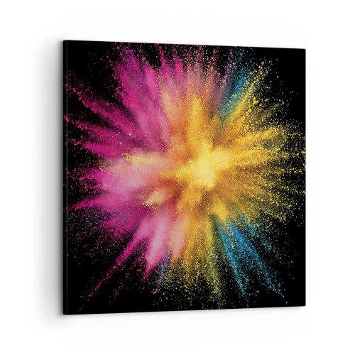 Impression sur toile - Image sur toile - Origine des couleurs - 60x60 cm