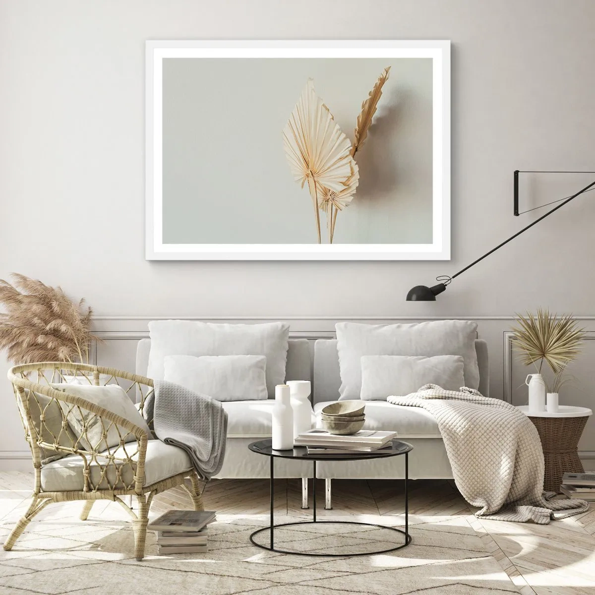 Affiche dans un cadre blanc - Poster - Quand tu dois t’apaiser - 50x40 cm