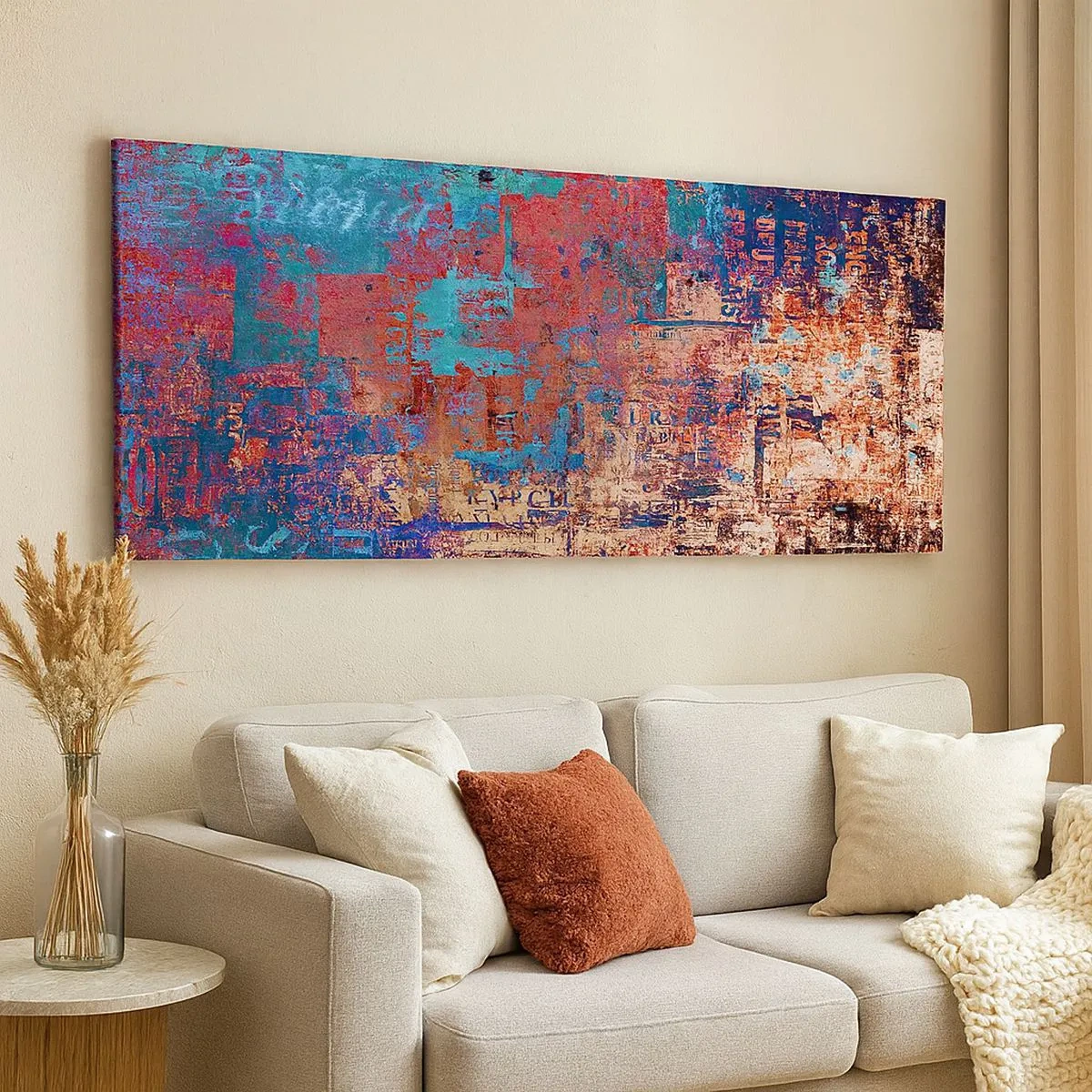 Impression sur toile - Image sur toile - Mémoire et oubli - 100x40 cm