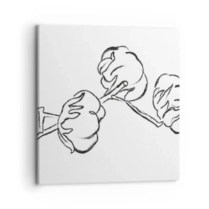 Impression sur toile - Image sur toile - Duvet de coton - 70x70 cm