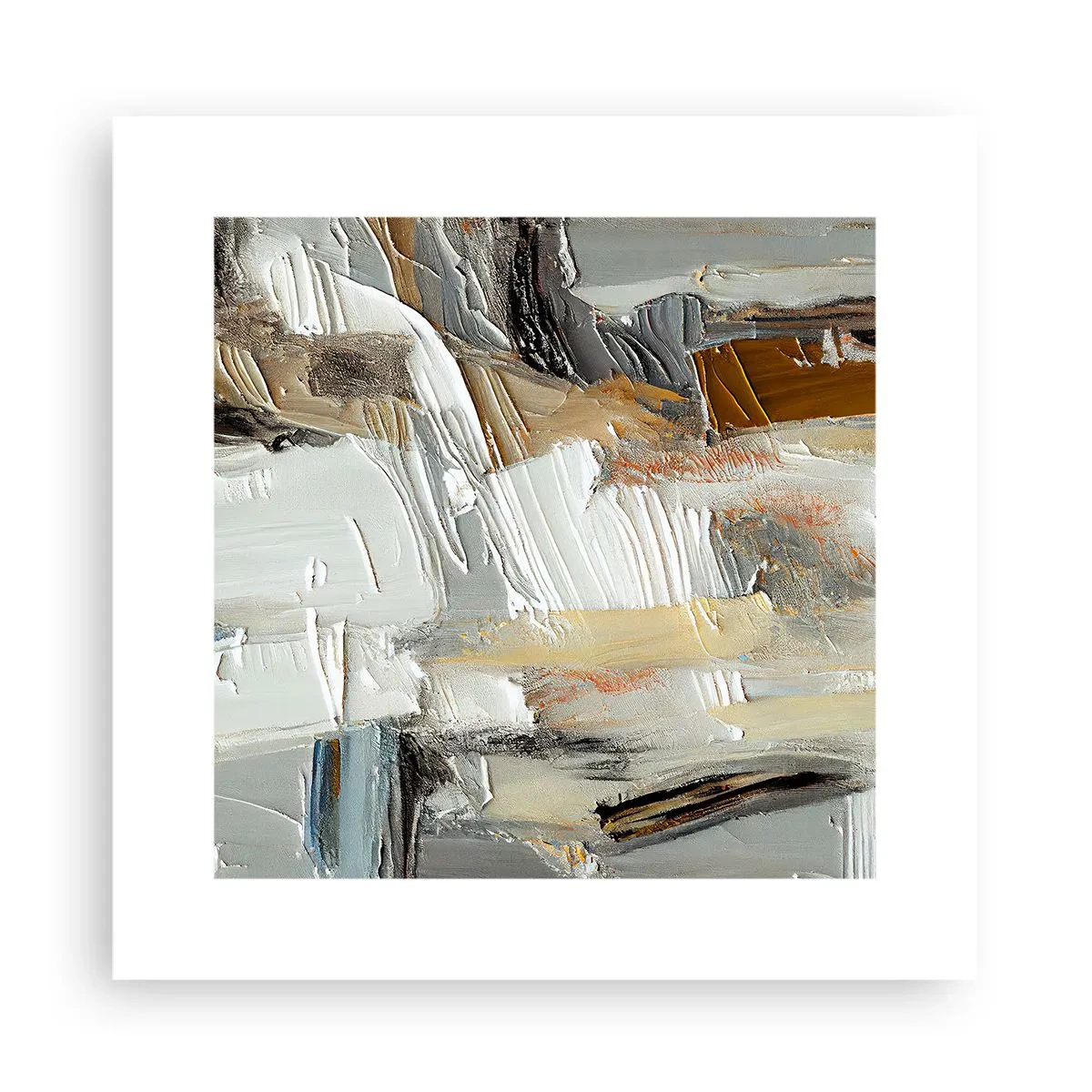 Affiche - Poster - Couches colorées - 30x30 cm