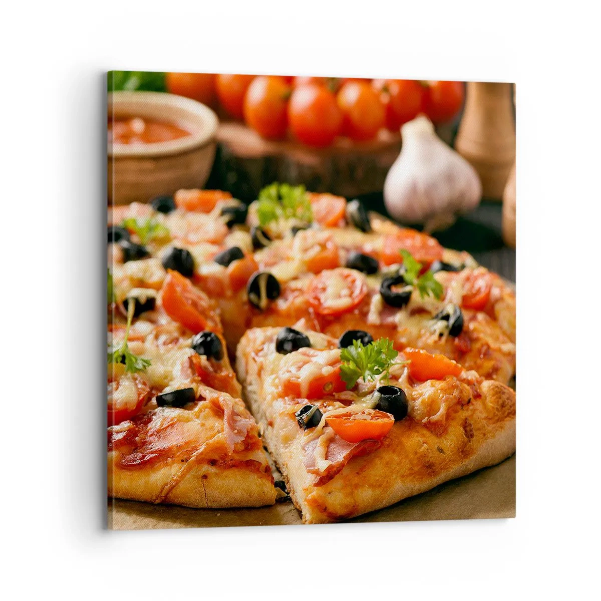 Impression sur toile - Image sur toile - Tu t'en es encore tiré - 70x70 cm