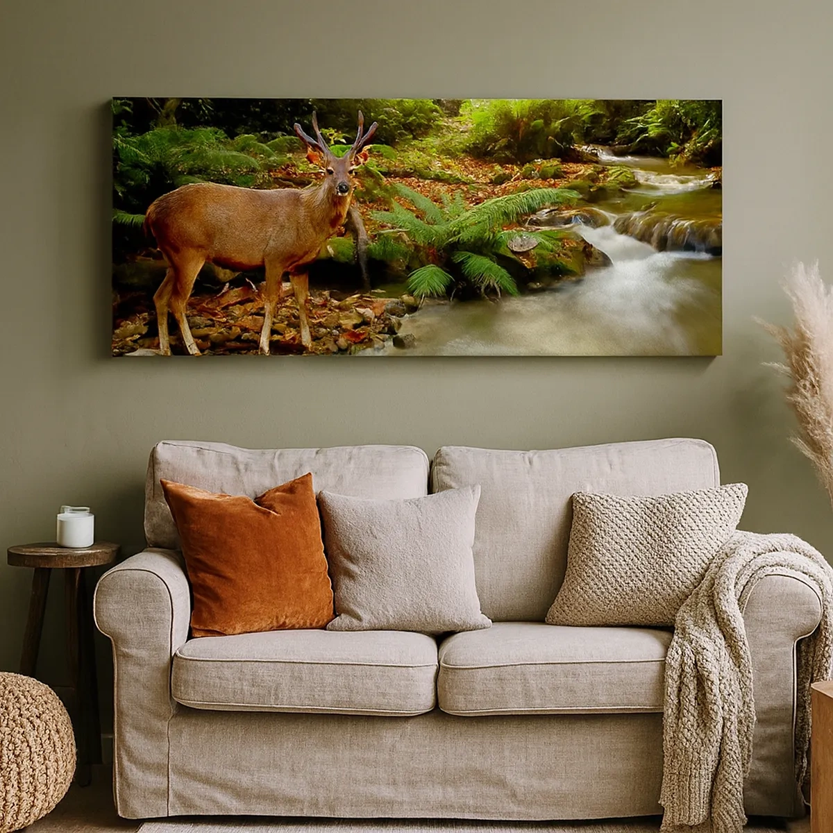 Impression sur toile - Image sur toile - Bienvenue dans mon monde - 30x30 cm