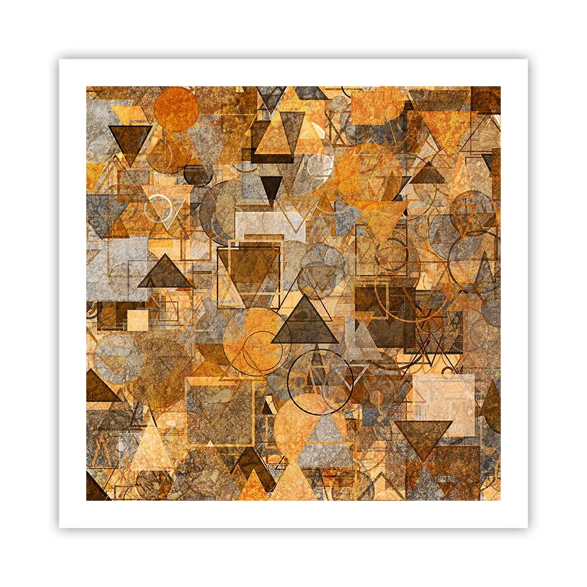 Affiche - Poster - Le monde en forme - 60x60 cm