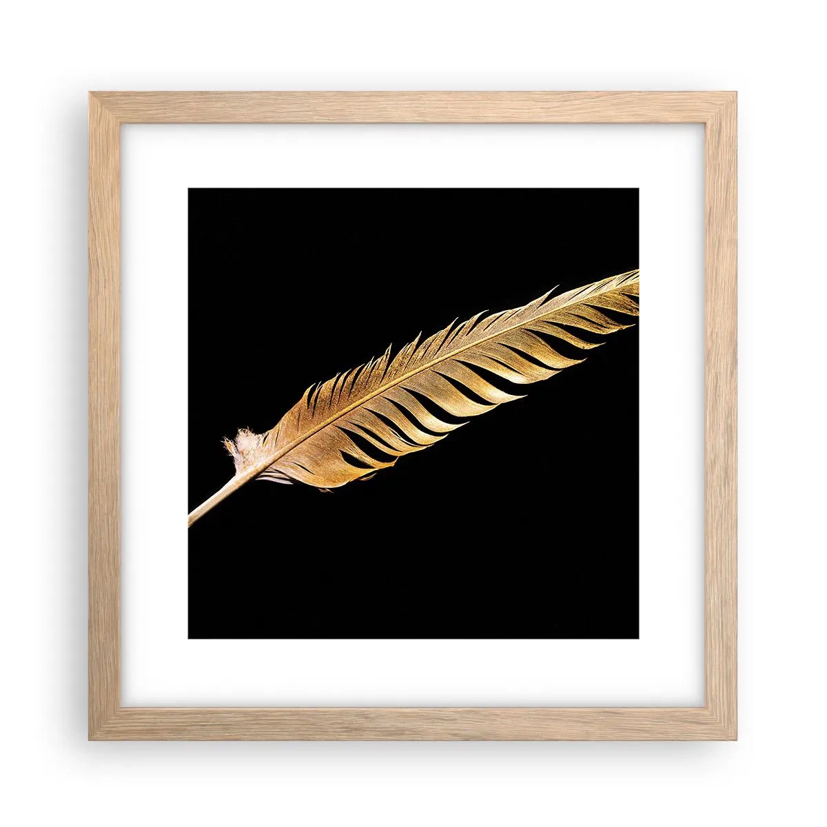 Affiche dans un chêne clair - Poster - Sans porte-plume - 30x30 cm