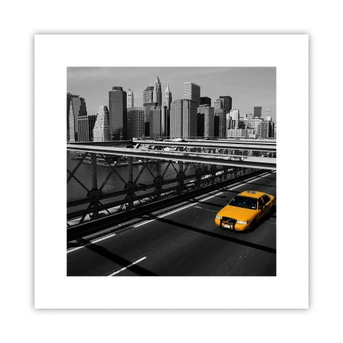 Affiche - Poster - Couleur de la grande ville - 30x30 cm