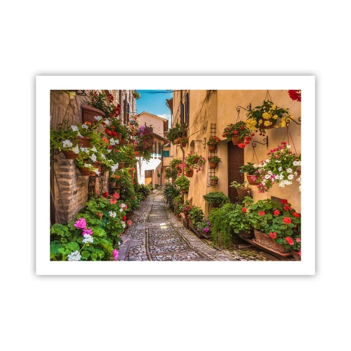 Affiche - Poster - Ruelle italienne - 70x50 cm