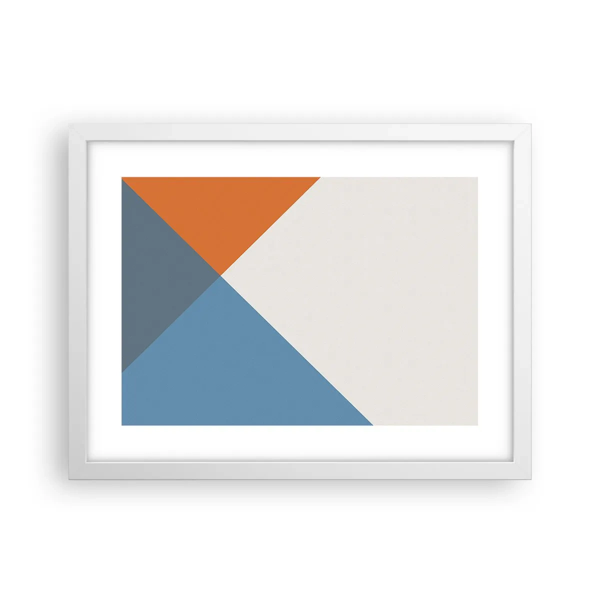 Affiche dans un cadre blanc - Poster - Sous cette angle.... - 40x30 cm