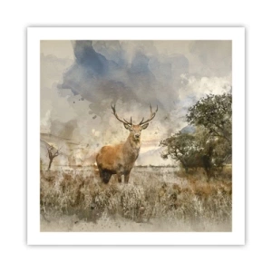 Affiche - Poster - Dignité - force - majesté - 60x60 cm