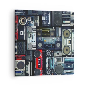 Impression sur toile - Image sur toile - Nostalgie des années 80 - 50x50 cm