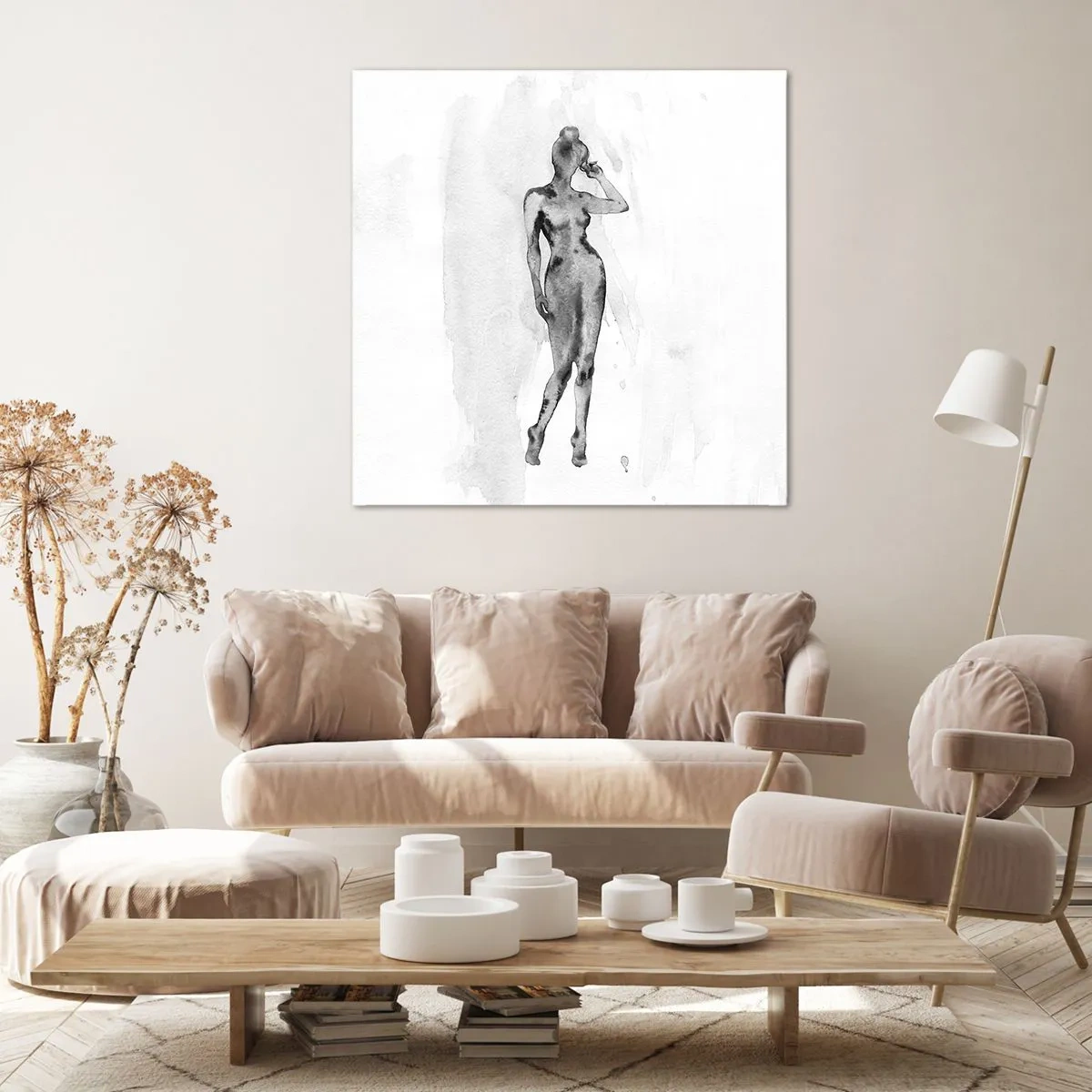 Impression sur toile - Image sur toile - Etude de l'idéal de la féminité - 70x70 cm