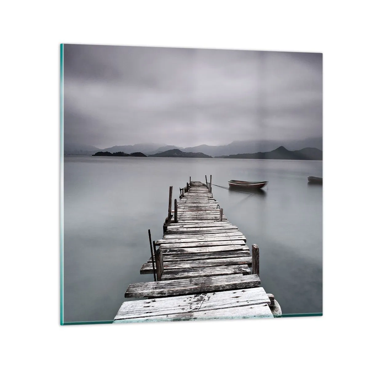 Impression sur verre - Image sur verre - Tu peux partir demain - 50x50 cm