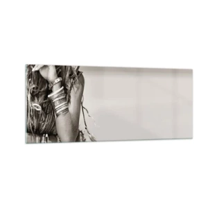 Impression sur verre - Image sur verre - Comment va la fille - 100x40 cm