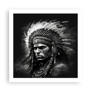 Affiche - Poster - Un leader et un guerrier - 60x60 cm