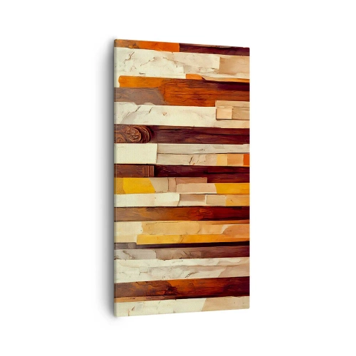 Impression sur toile - Image sur toile - Hymne des arbres forestiers - 55x100 cm