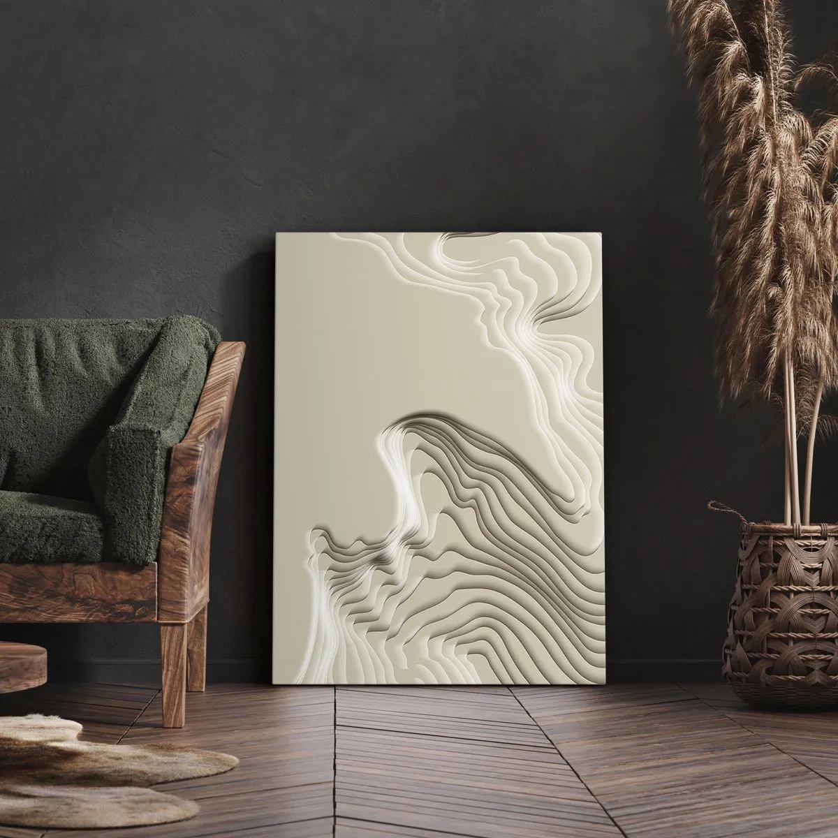 Impression sur toile - Image sur toile - Topographie artistique - 55x100 cm