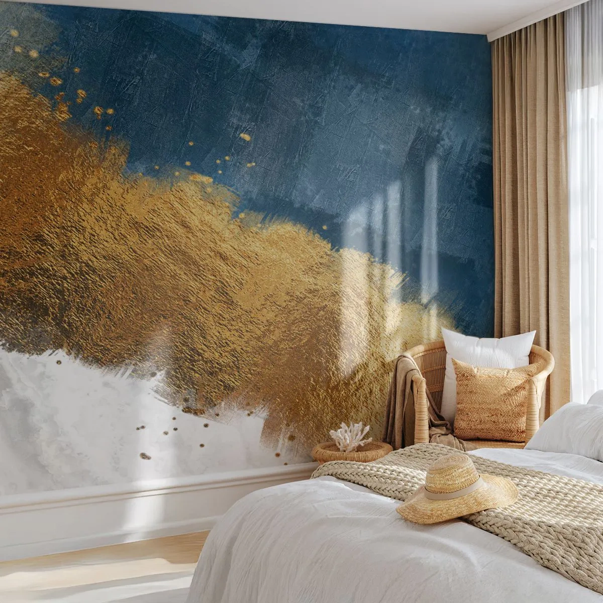 Papier Peint Photo Premium Canvas - Les couleurs de l’été - Art Déco, Morceau, Moderne - 450x315 cm