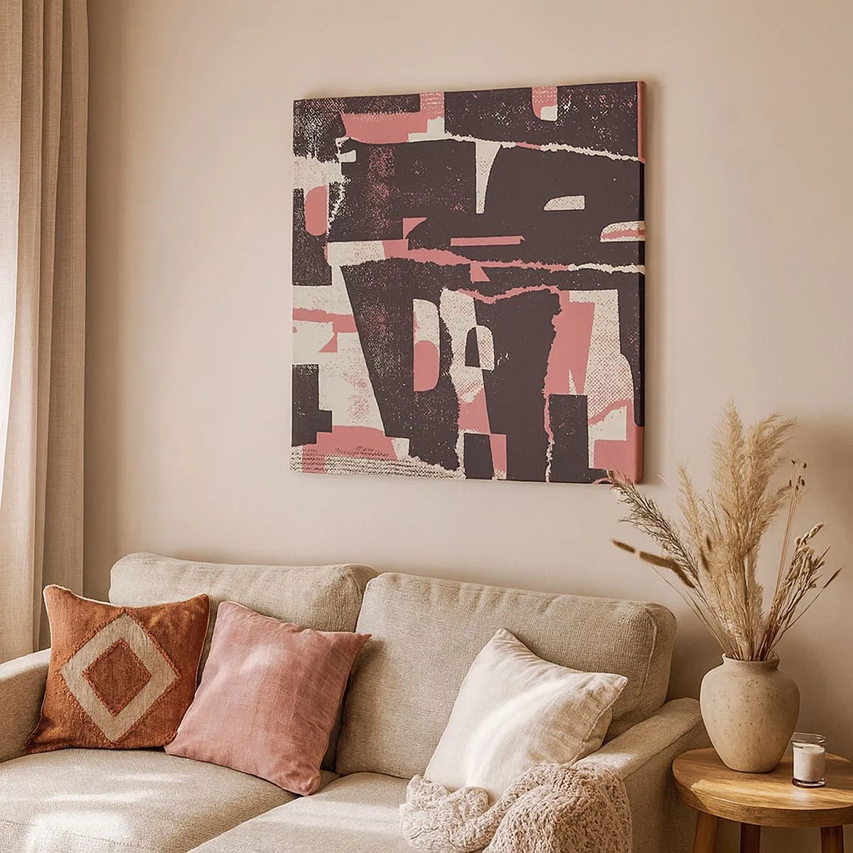 Impression sur toile - Image sur toile - Tout ce tapage - 30x30 cm