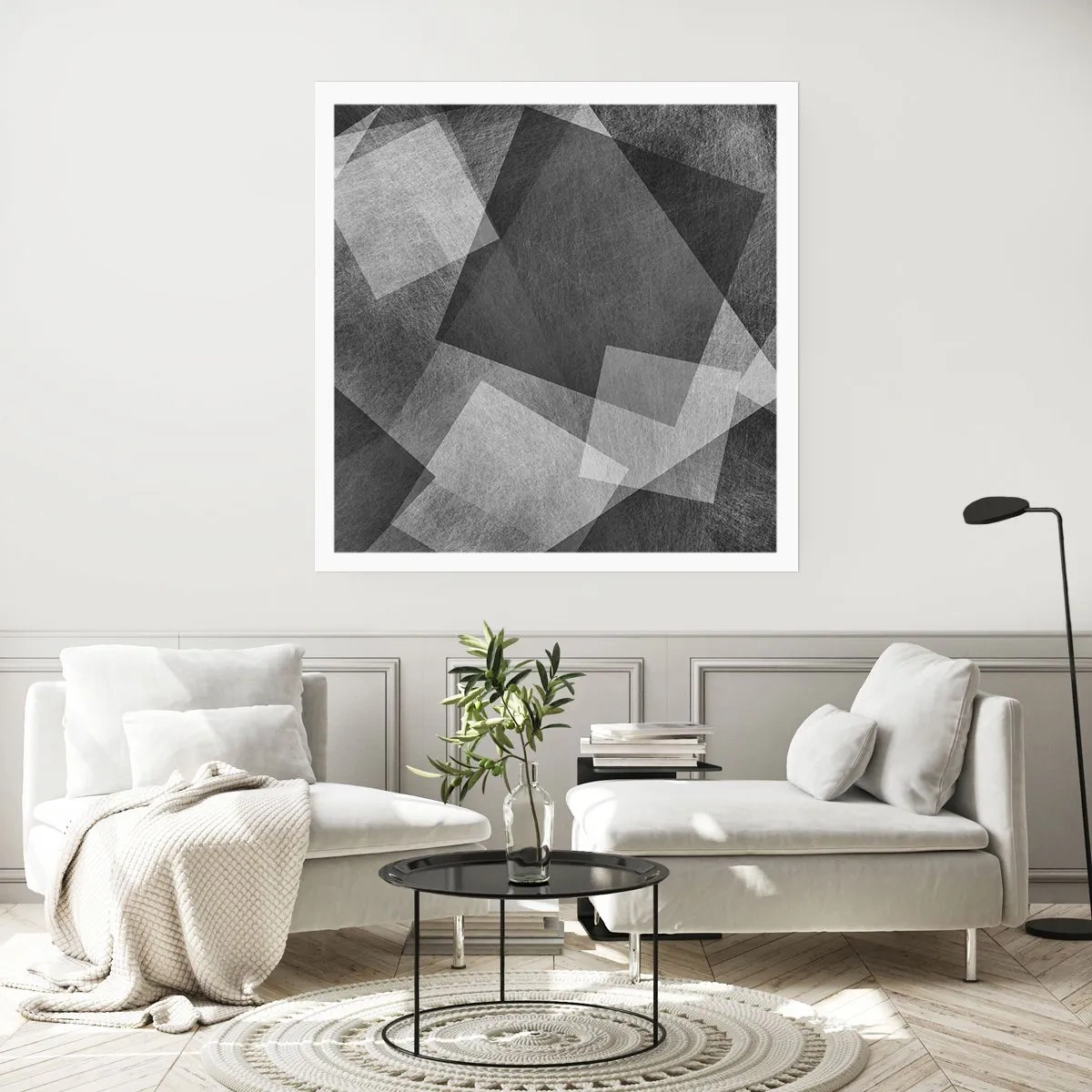 Affiche - Poster - Le symbole éternel de durabilité et d'ordre - 60x60 cm