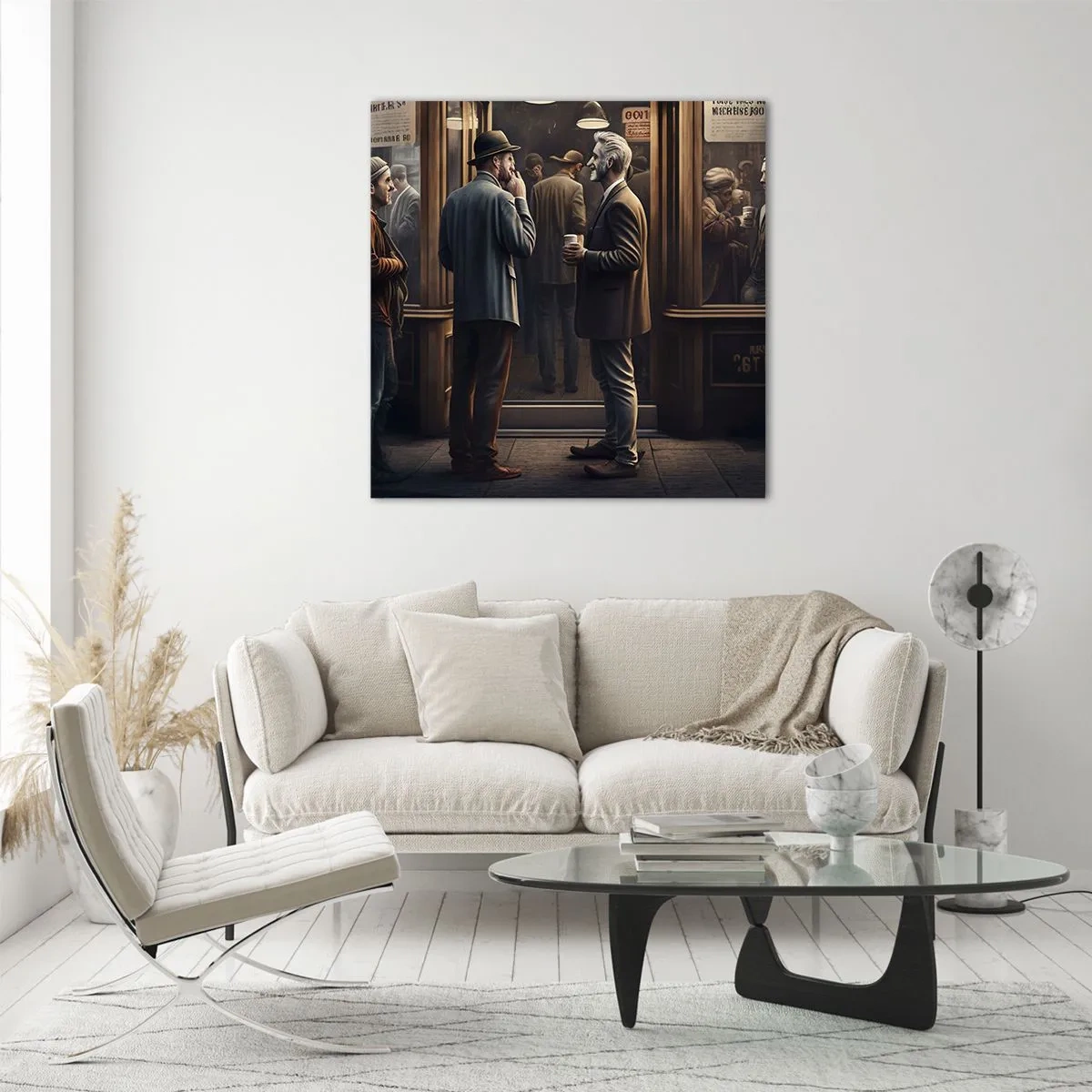 Impression sur verre - Image sur verre - Bon moment de la journée - 70x70 cm