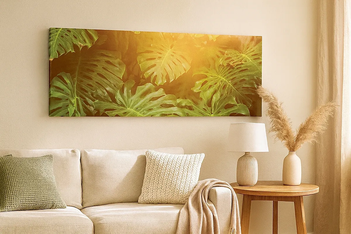 Impression sur toile - Image sur toile - Se fondre dans la verdure - 30x30 cm