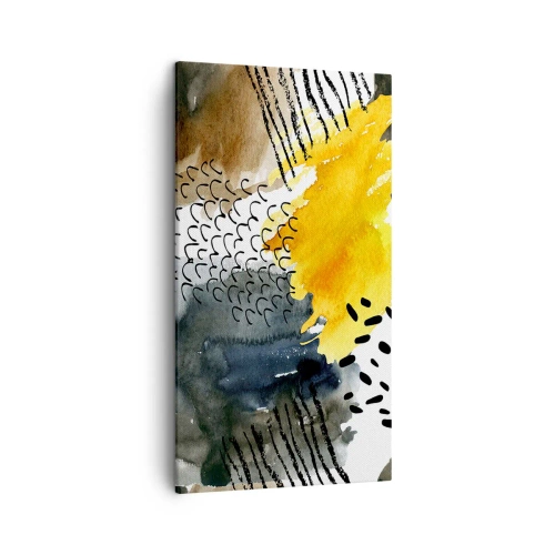 Impression sur toile - Image sur toile - Rencontre des éléments - 45x80 cm