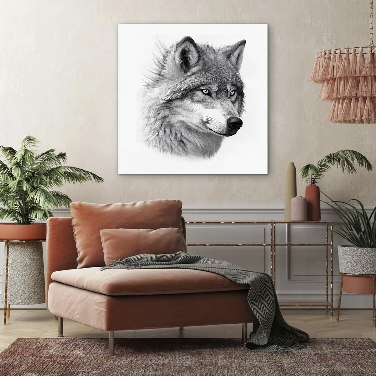 Impression sur toile - Image sur toile - Alpha – sans aucun doute - 30x30 cm