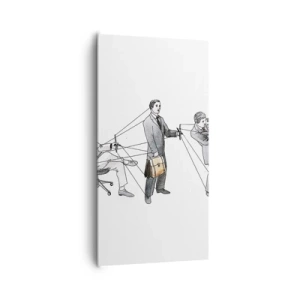 Impression sur toile - Image sur toile - Chacun a son maître - 65x120 cm